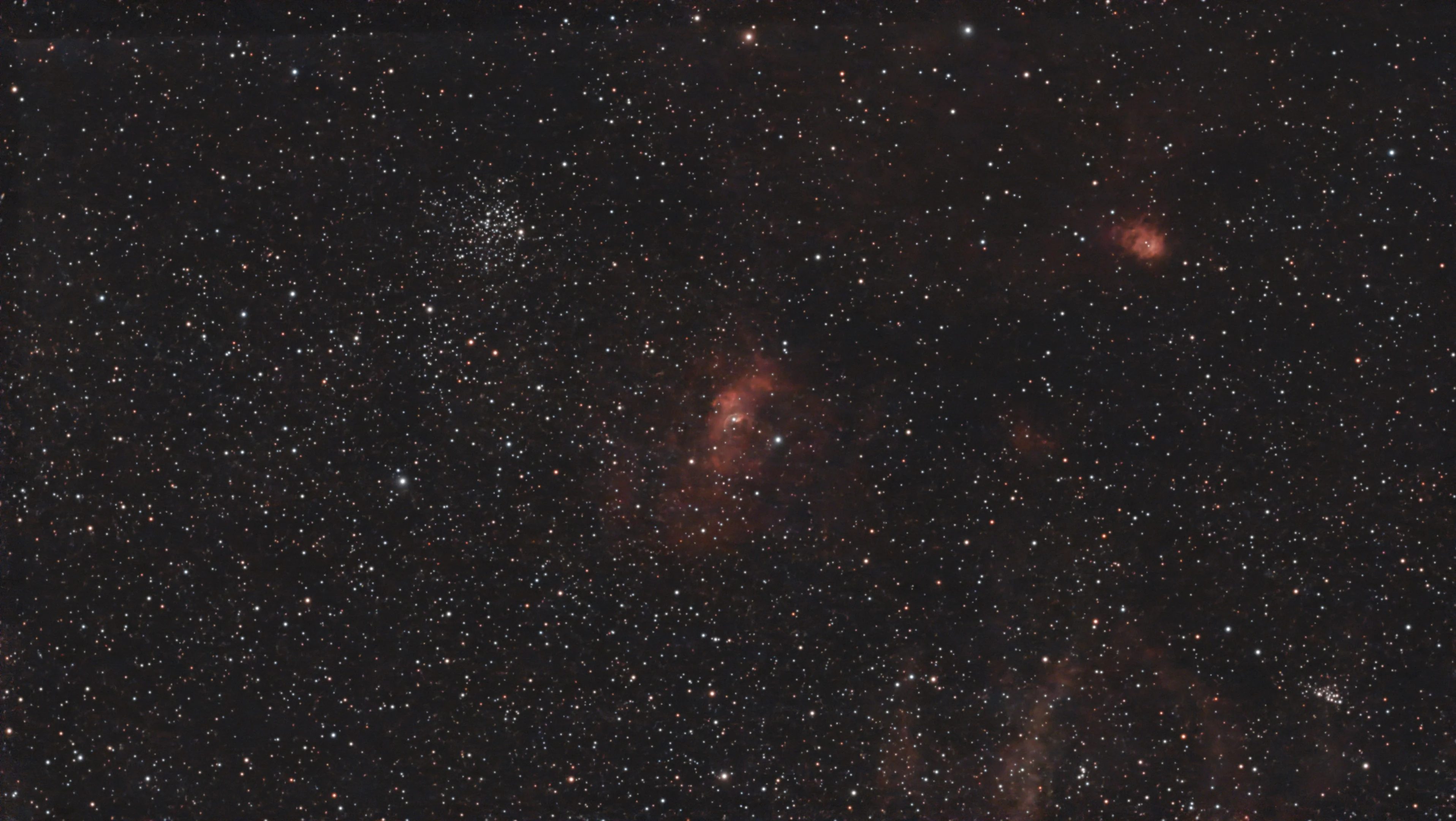 Chasing the Bubble Nebula