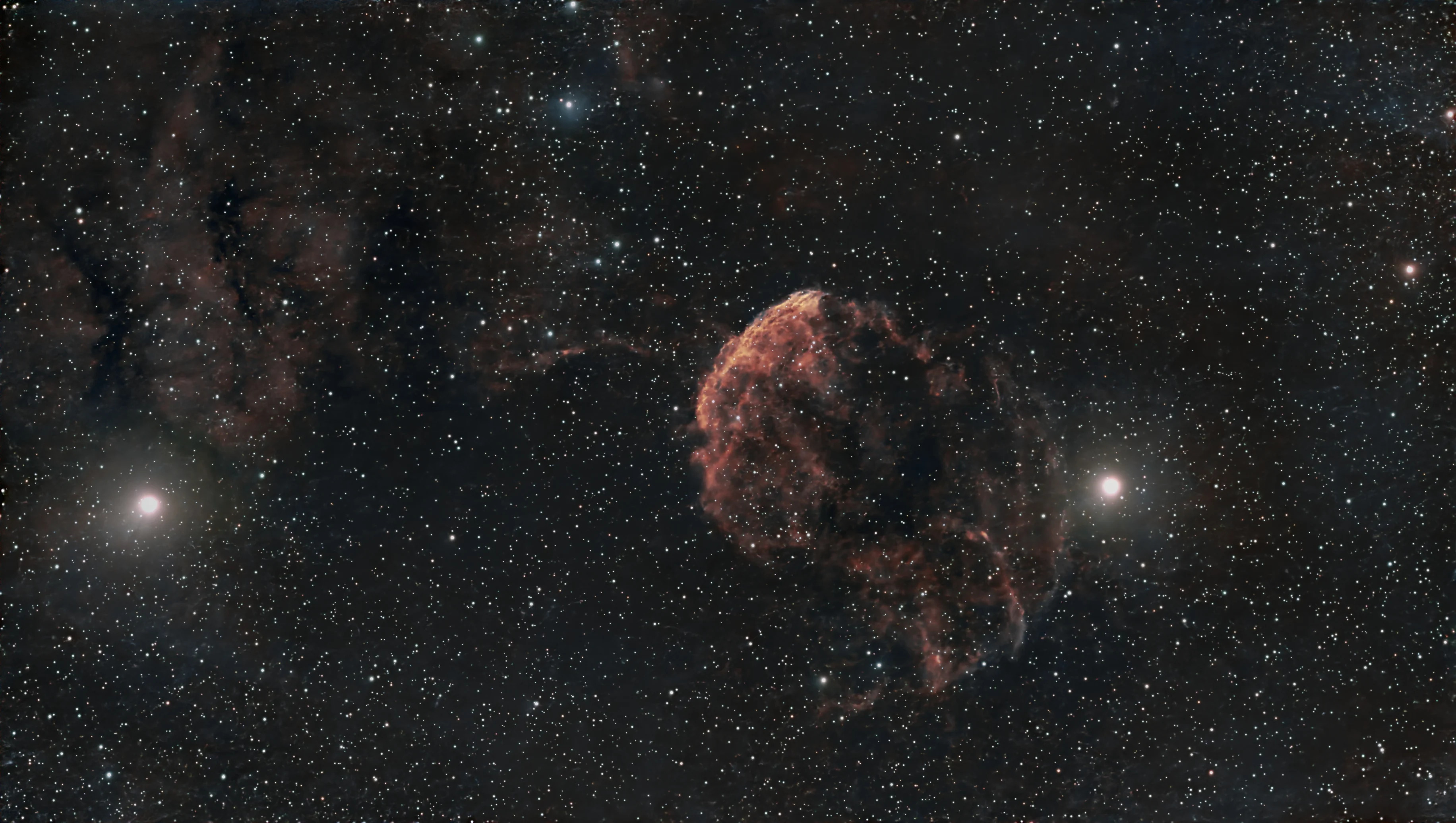 Wreckage and Cosmic Rays: 3h 27m on the Jellyfish Nebula