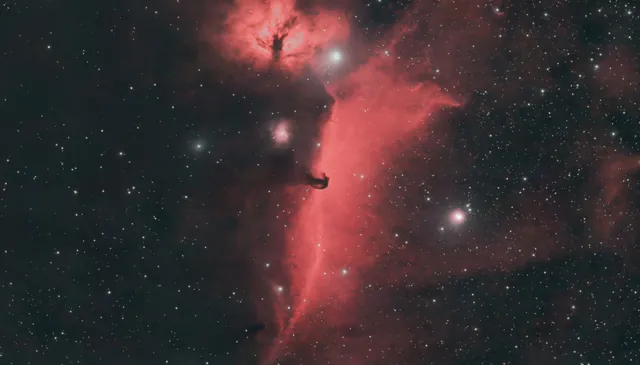 Horsehead Nebula (B33 / IC 434), a nebula, photographed from Edinburgh with a Dwarf 3 smart telescope