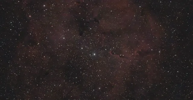 Elephant's Trunk Nebula (IC 1396A), a nebula 2,400 light-years from Earth, photographed from Edinburgh with a Dwarf 3 smart telescope