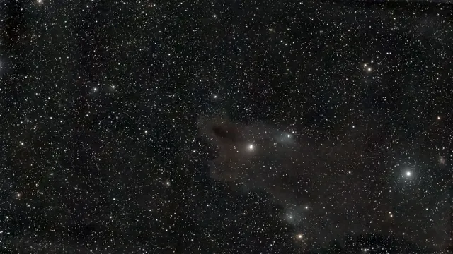 Dark Shark Nebula (LDN 1235), a nebula 650 light-years from Earth, photographed from Edinburgh with a Dwarf 3 smart telescope