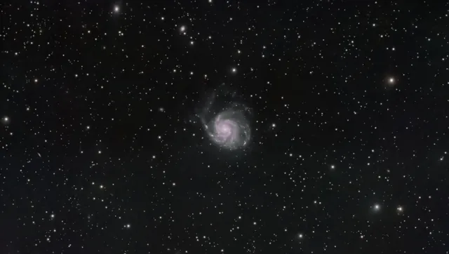 Pinwheel Galaxy (M101 / NGC 5457), a galaxy, photographed from Edinburgh with a Dwarf 3 smart telescope