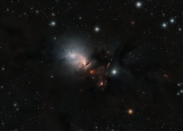 Embryo Nebula (NGC 1333), a nebula 1,000 light-years from Earth, photographed from Edinburgh with a Dwarf 3 smart telescope